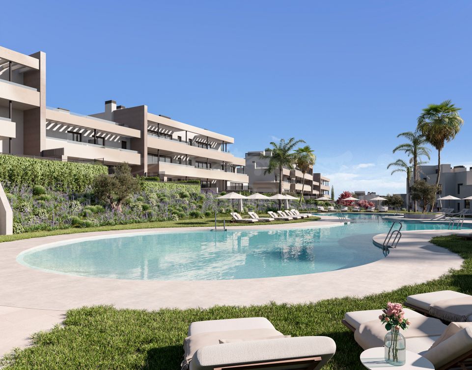 Apartamento moderno en Casares Golf con amplias terrazas y vistas panorámicas