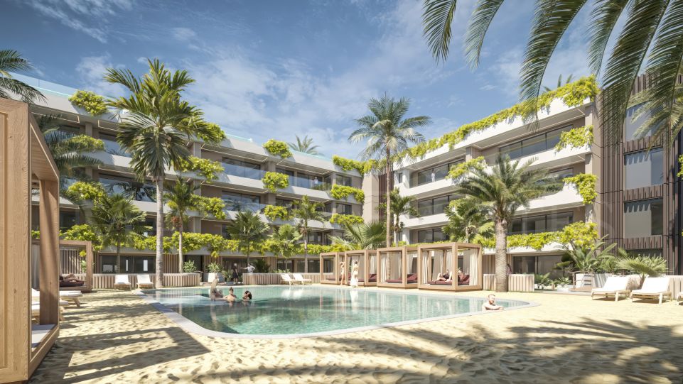 Apartamento moderno de 3 dormitorios en San Pedro de Alcántara con excelentes servicios