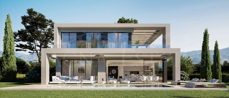 Villa de nueva construcción con vistas al mar en Benahavís - Marbella