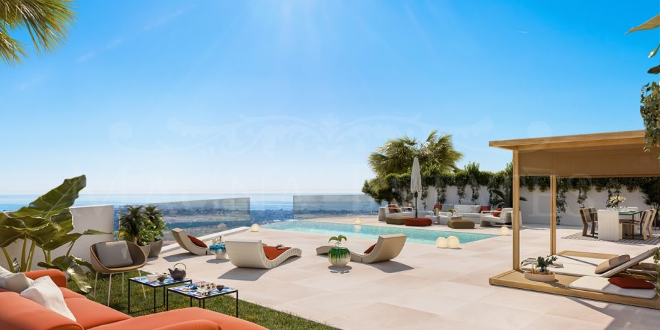Villa con fabulosas vistas al mar en La Quinta, Benahavís