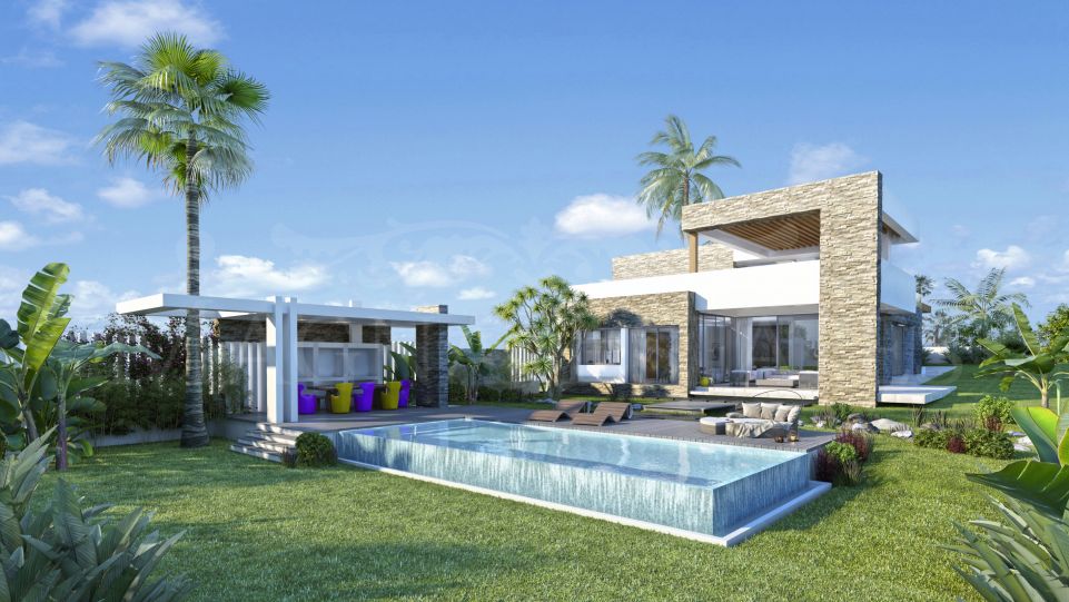Newly built villa in the Golf Valley, Nueva Andalucía, Marbella.