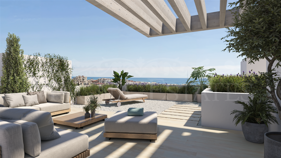 Brand-new two-bedroom apartment in Estepona Town.