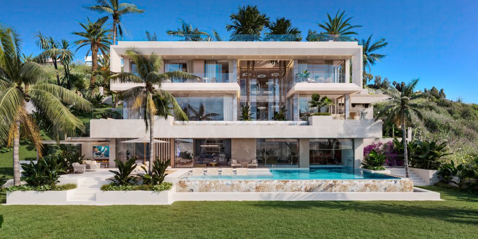 Villa de lujo en Nueva Andalucía con vistas panorámicas y acabados de alta gama