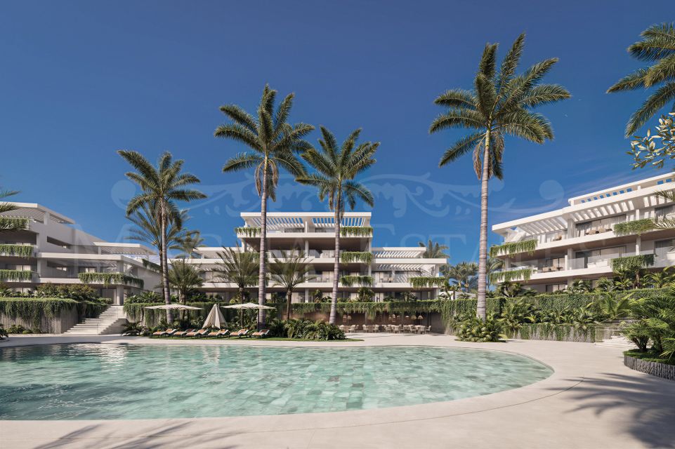 Modern Two-Bedroom Apartment with Sea Views in New Golden Mile, Estepona