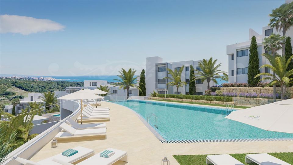 New construction apartments on the first line of Estepona Golf