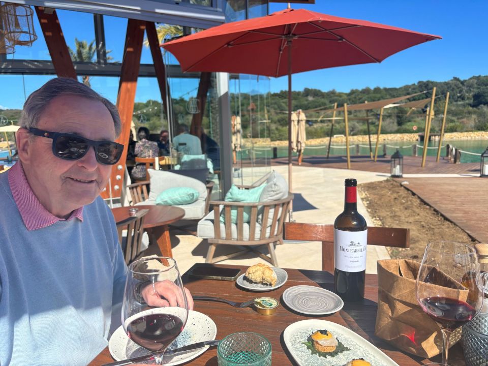 James Stewart at La Reserva Restaurant Sotogrande