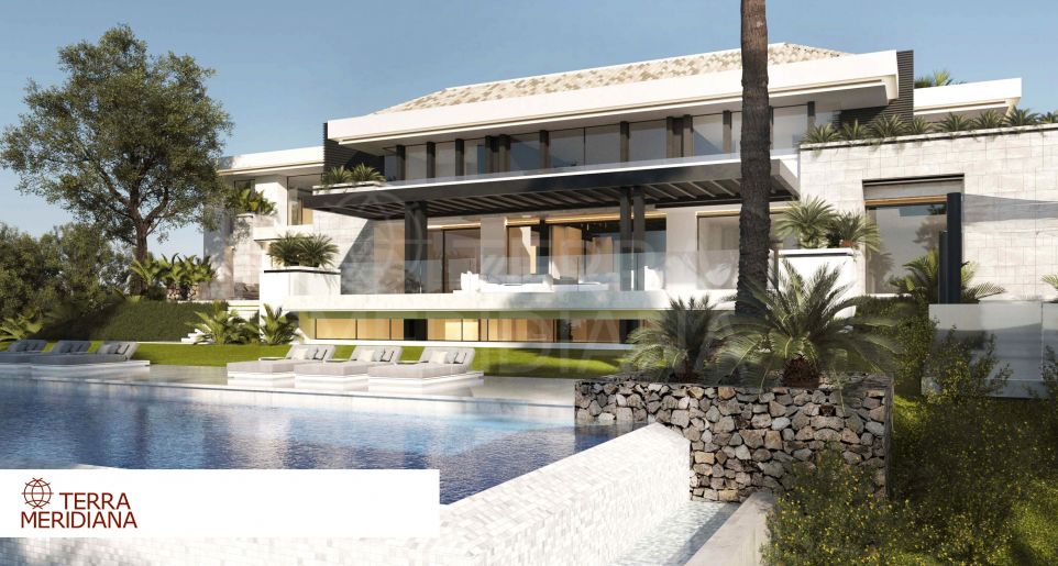Nouvelle villa de luxe de 8 chambres de style contemporain à vendre à La Zagaleta, Benahavis.
