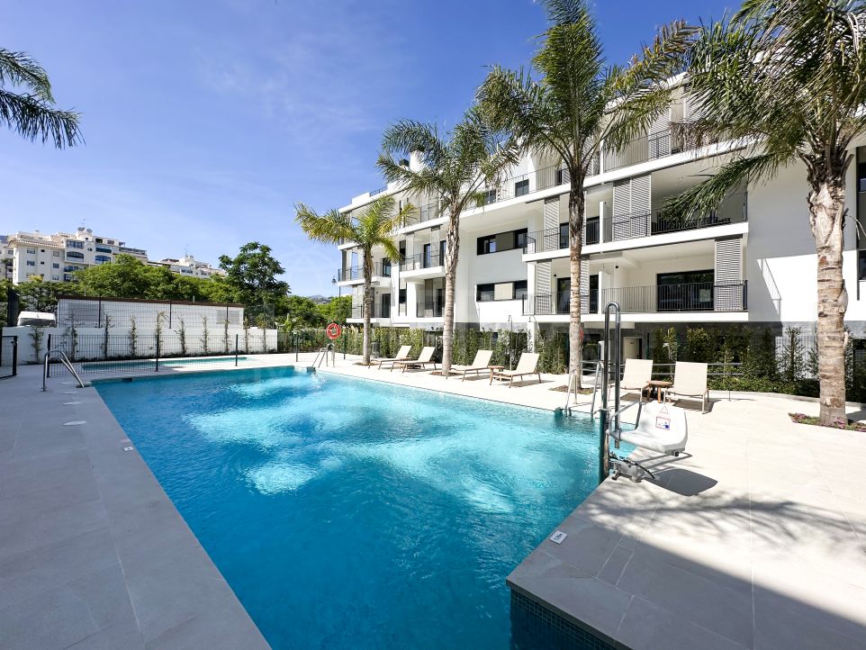 Brand new 2 bedroom ground floor apartment in the new development of Isidora Living, Estepona center