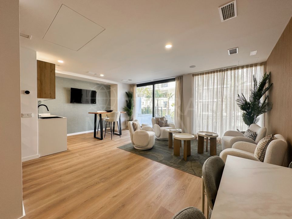 Brand new 2 bedroom ground floor apartment in the new development of Isidora Living, Estepona center