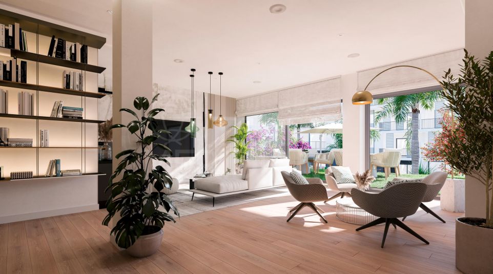 Apartamento nuevo de 2 dormitorios en planta baja en la nueva promoción Isidora Living, en el centro de Estepona