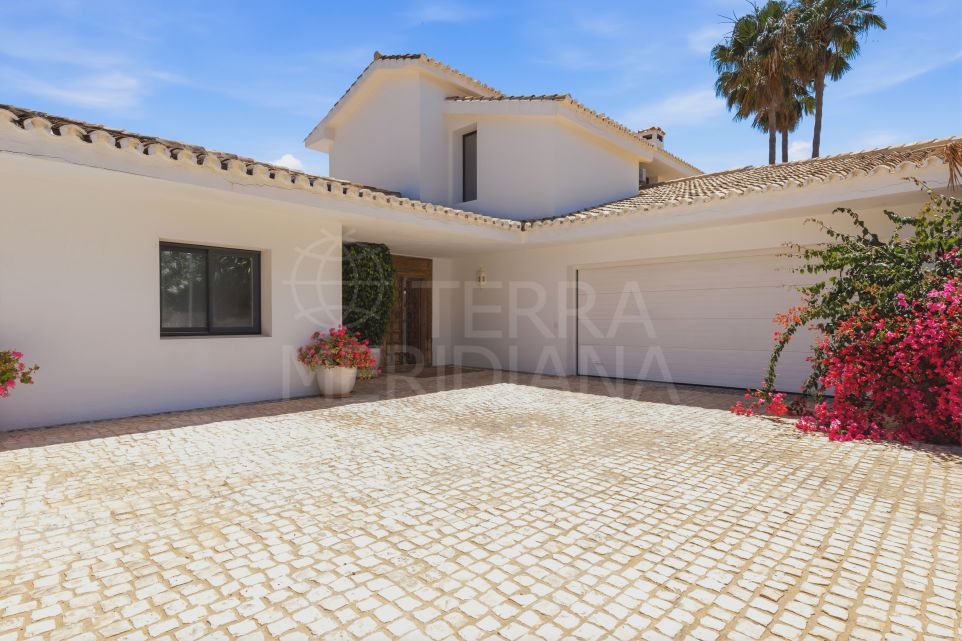 Stunning Frontline Beach Renovated Villa in Casasola, East Estepona