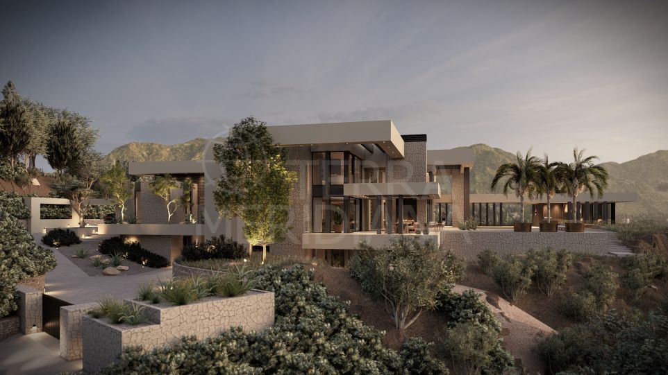 Plot with luxury villa project in a front line golf location for sale in La Zagaleta Benahvis