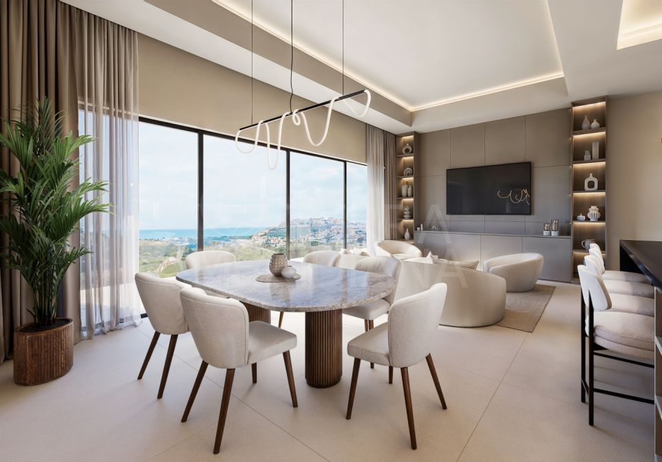 Villa adosada de tres dormitorios en venta sobre plano en Casares