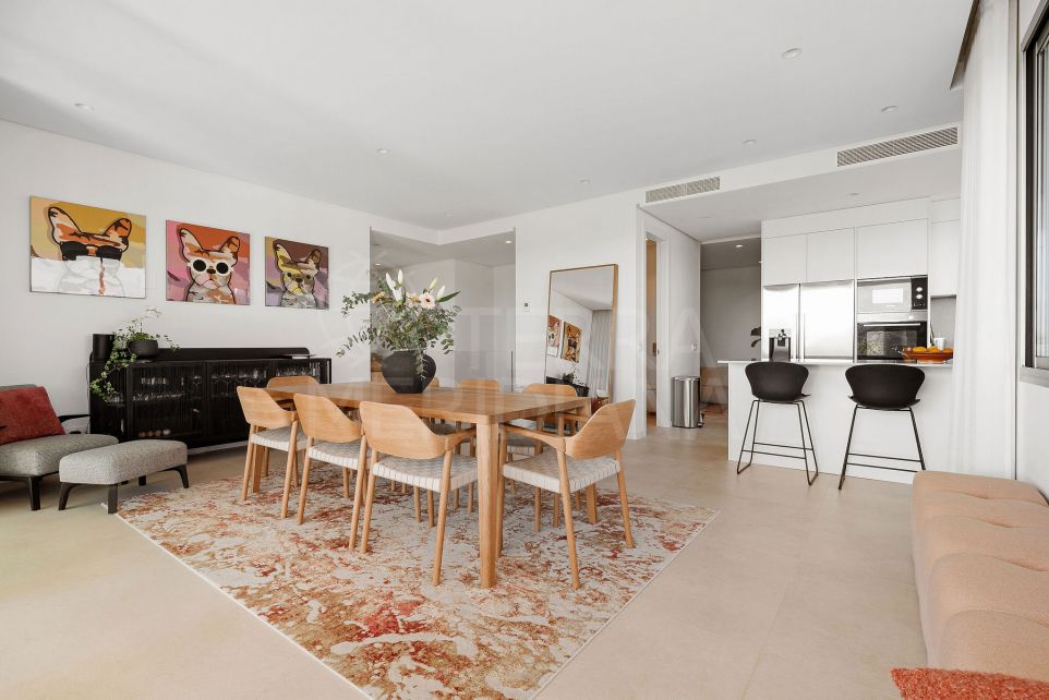 Magnifique appartement contemporain de 3 chambres avec vue sur la mer à vendre à Benahavis