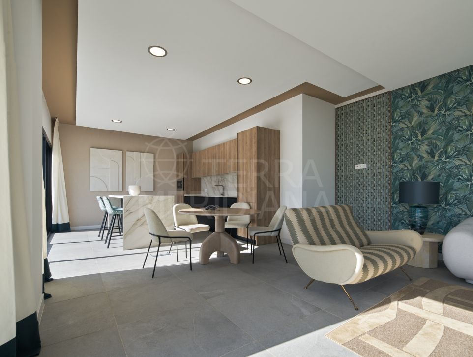 Exquisito ático moderno de 2 dormitorios en venta en La Resina