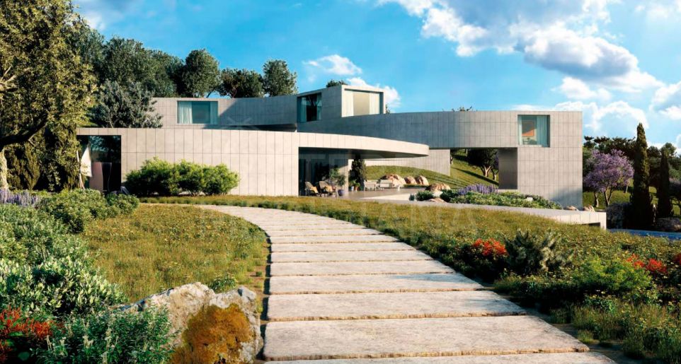 Plot with project for stunning luxury villa with sea views for sale in The Seven, Reserva de Sotogrande