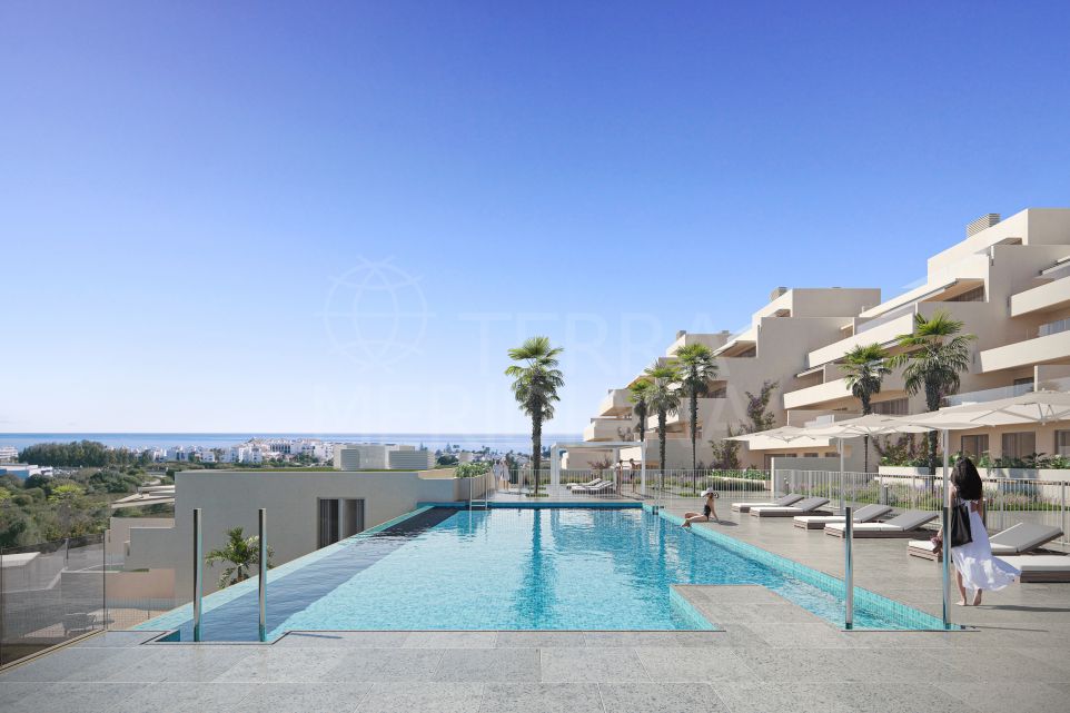 New build ground floor apartment with modern finishes for sale in ISEA Estepona, Arroyo de Enmedio