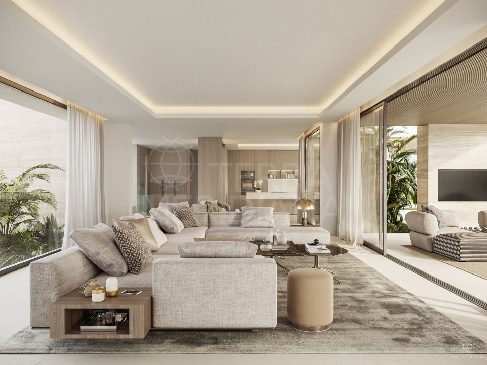 Superbe villa de coin avec commodités exclusives à vendre à El Paraiso, Estepona