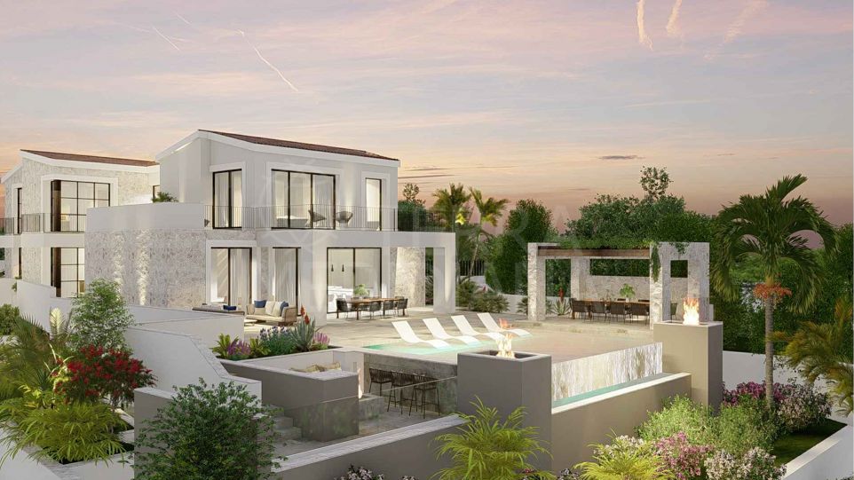 Villa méticuleusement conçue avec de superbes vues à vendre à Spanish Corner, The Hills, Benahavis