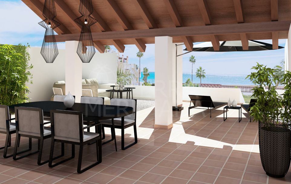 Beautifully redesigned modern penthouse for sale in exclusive Bahía del Velerín, Estepona