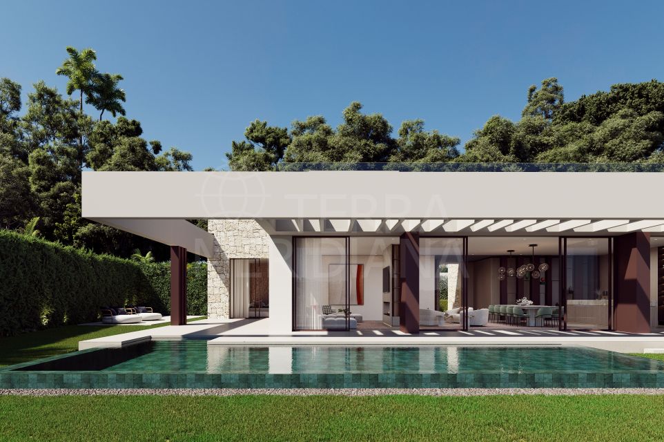 Nouvelle villa conçue pour profiter pleinement des vues sur le golf à vendre à Nueva Andalucía, Marbella