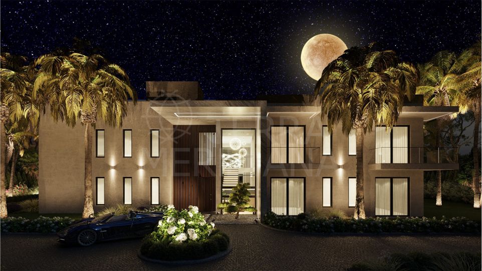 Villa de luxe sur plan avec vue imprenable sur la mer à vendre à Paraiso Alto, Benahavis