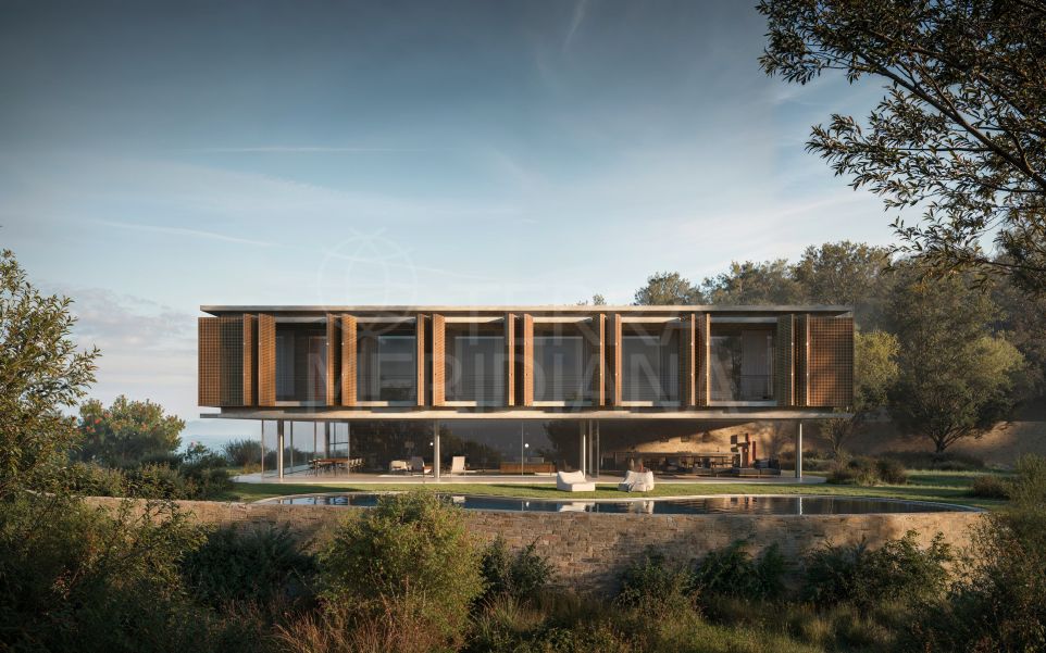 Villa de diseño exclusivo de última generación de Marcio Kogan en venta en El Madroñal, Benahavís