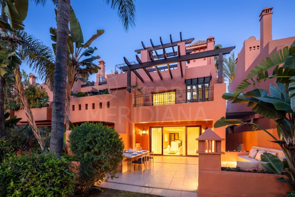 Stylish and Spacious Family Townhouse for Sale in Altos de Puente Romano, Marbella Golden Mile