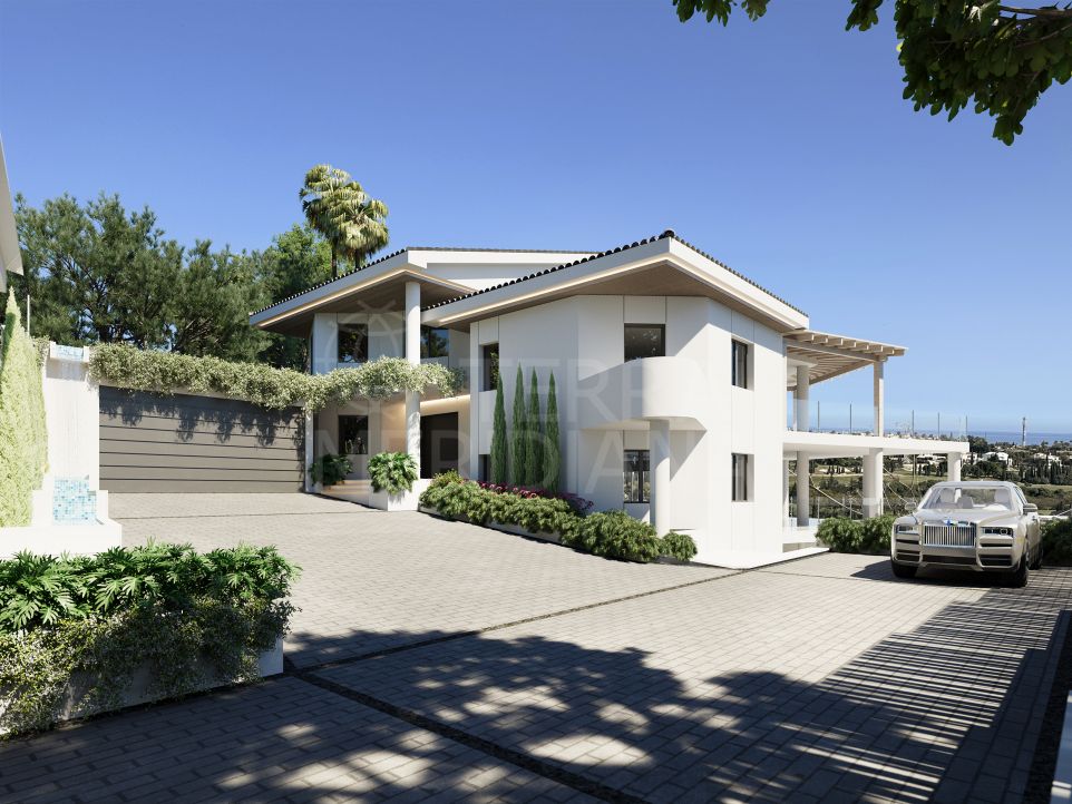 Elegant and Bright Villa with a Contemporary Design for Sale in Los Flamingos, Benahavis