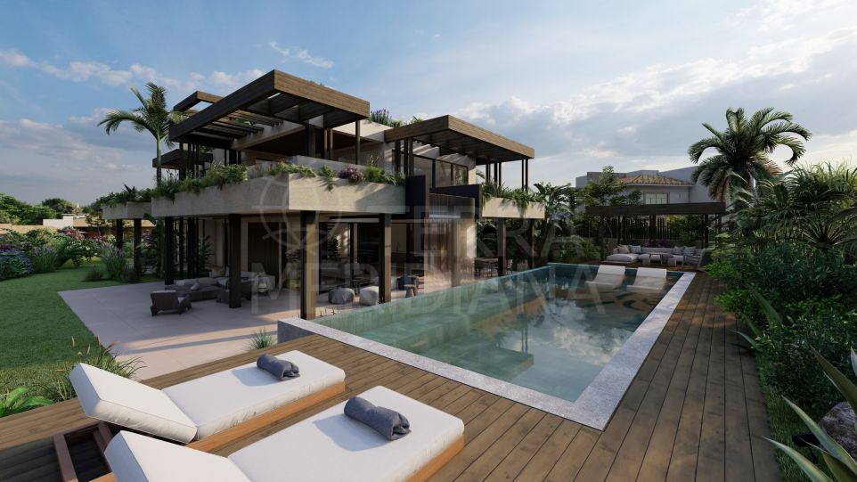 Villa ultramoderna a pasos del golf y la playa en venta en Guadalmina Baja, Marbella