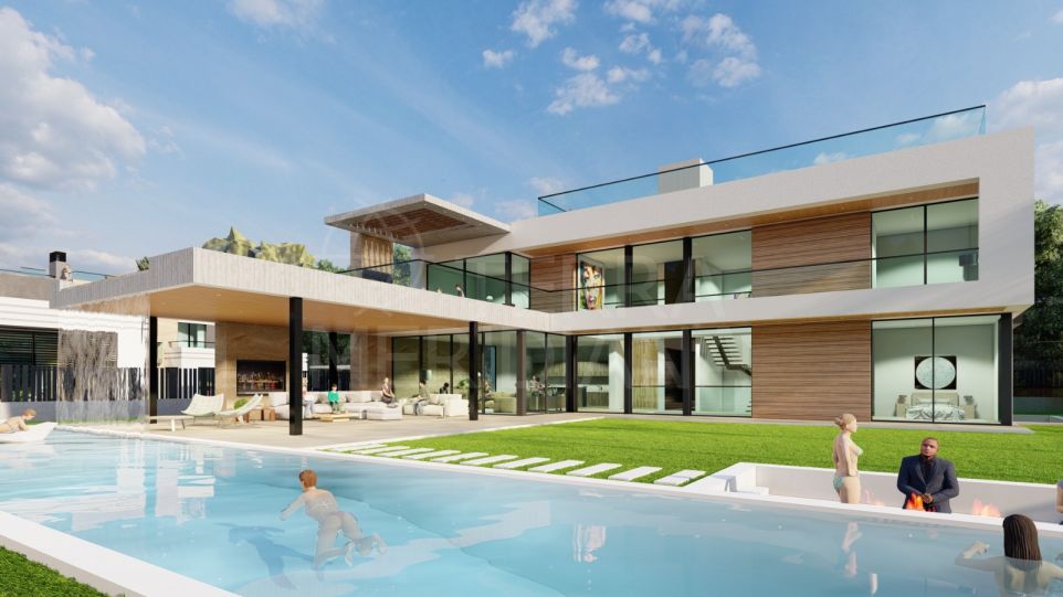 Parcela con Licencia de Construcción y Planos en Venta en Parcelas del Golf, Nueva Andalucía, Marbella