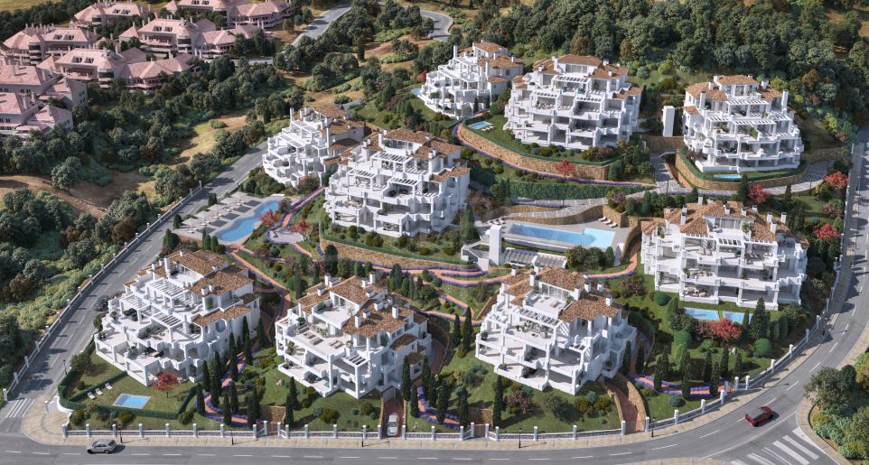 9 Lions Residences, 9 Lions Residences comprende más de 50 apartamentos en nueve villas en Nueva Andalucia