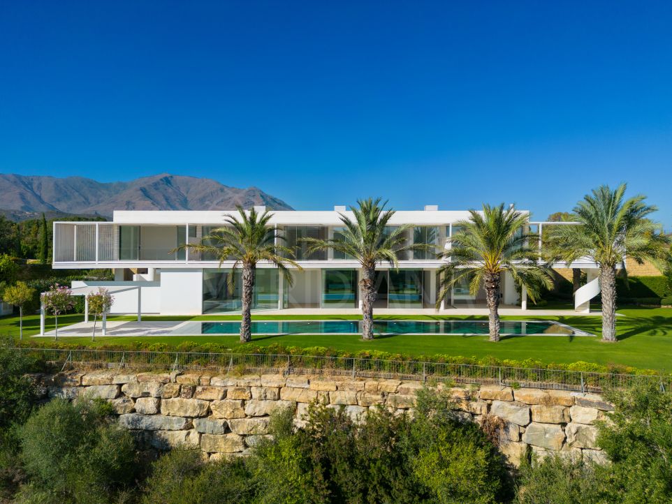Stylish brand new 5 bedroom villa, front-line Cortesin Golf, for sale in Casares