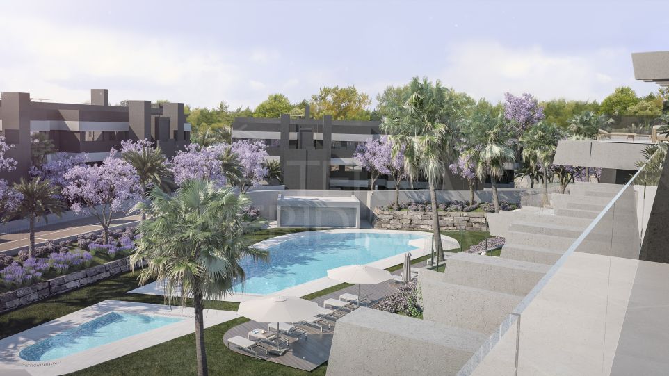 Contemporary second-floor apartment for sale in the off-plan development of Oasis 325, Estepona
