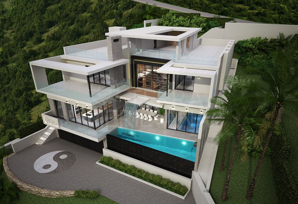 Project with half-finished structure and license for sale in ultra-exclusive Monte Mayor, Benahavis