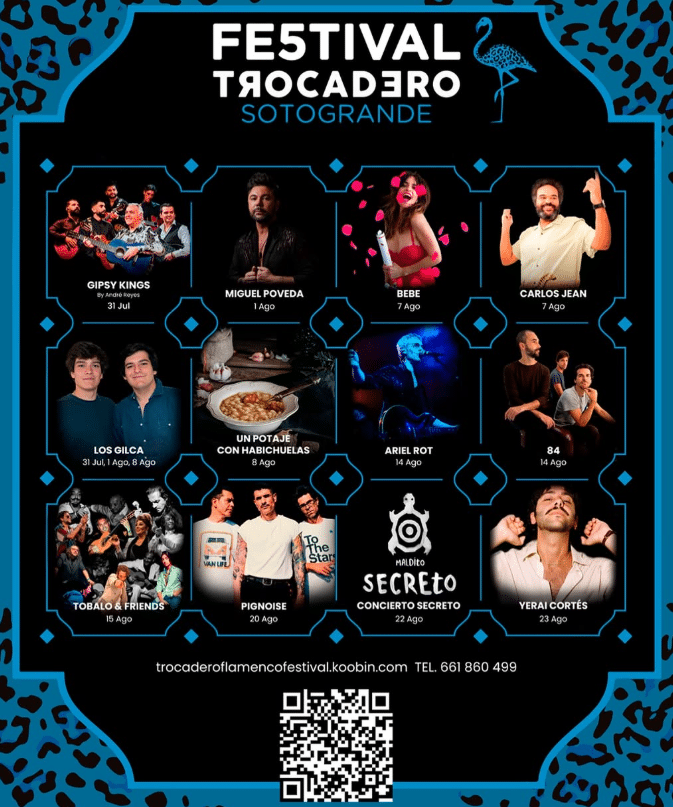 Conciertos Trocadero Sotogrande 2025