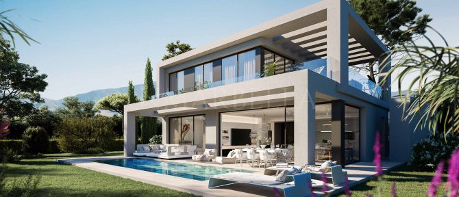 New villa for sale in a gated complex in Benahavis