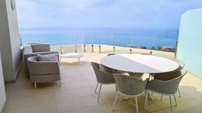 Новый пентхаус дуплекс на продажу в Бенальмадена Коста с панорамным видом на море