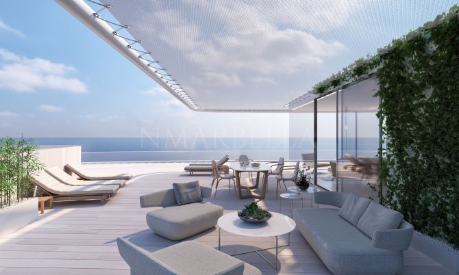 A brand new cutting edge development on the beach for sale in Estepona