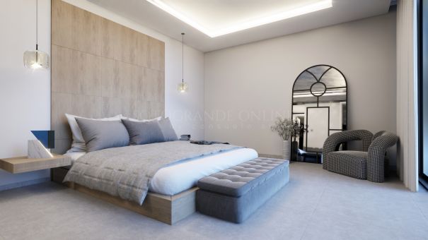 Casa Quijote is a modern villa under construction in Sotogrande Alto Central
