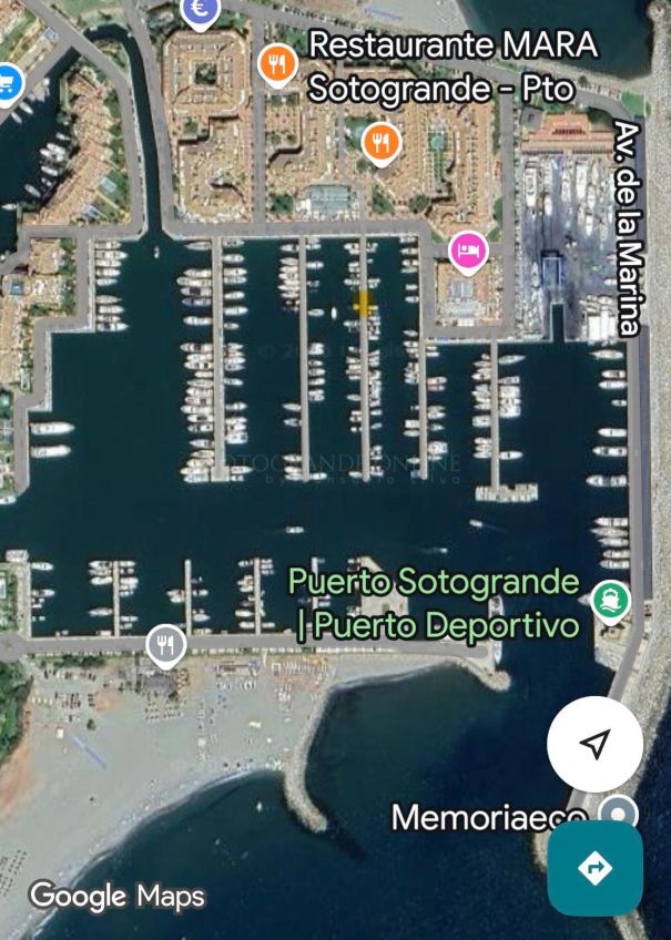 Berth in Sotogrande Marina 10 x 3.5
