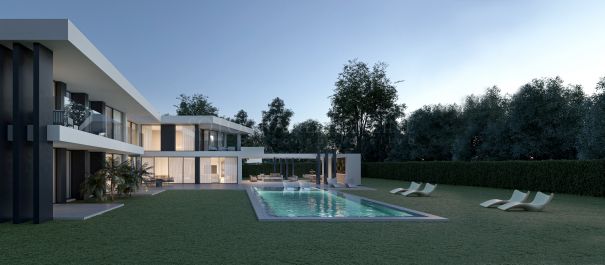 Maravillosa casa de estilo contemporáneo en una de las avenidas más cotizadas de Sotogrande