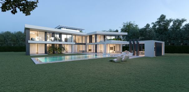 Wonderful contemporary-style house on one of the most sought-after avenues in Sotogrande.