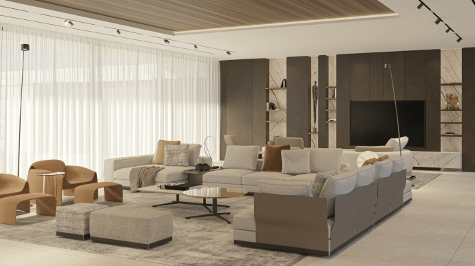 Example from Inhabit Architects portfolio for interior design
