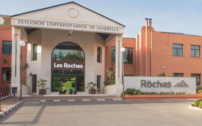 Photograph of Les Roche University Málaga Entrance