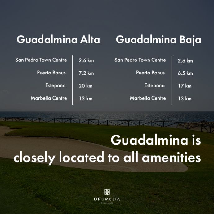 distance to amenities guadalmina