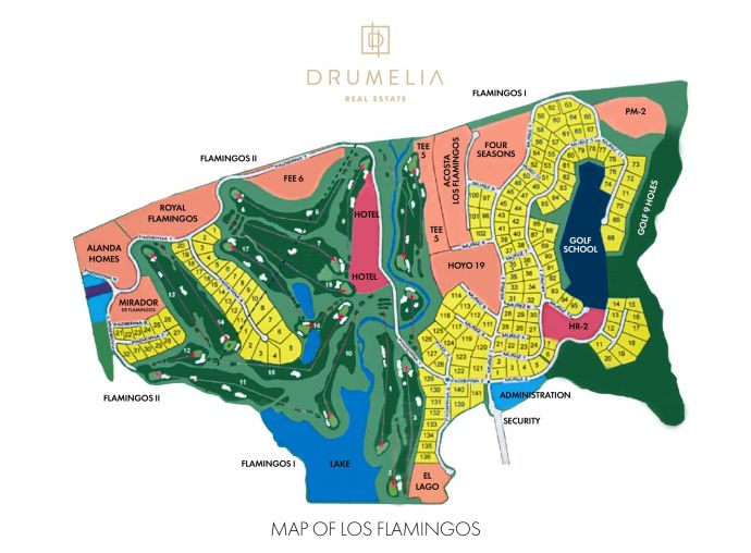 los flamingos map