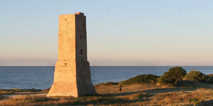 Photograph of torre de los ladrones in Cabopino, photo credit goes to the Marbella Town Hall