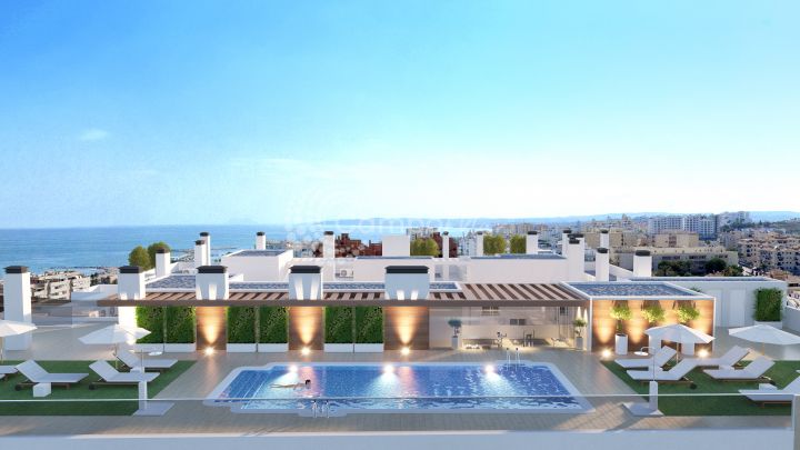 Estepona, Residential development consisting of 1-2-3 bedroom homes right in the centre of Estepona.