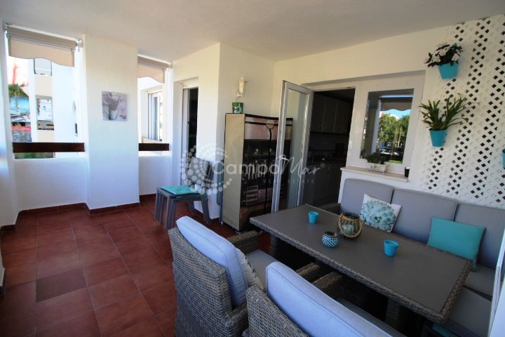 Estepona, Three bedroom apartment available for rent in the port area of Estepona